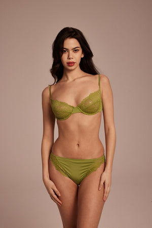 Zamora Lingerie Viridis Set Bra Panty Green 1